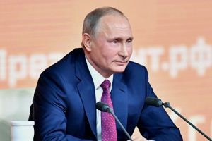 Владимир Путин проводит пресс-конференцию